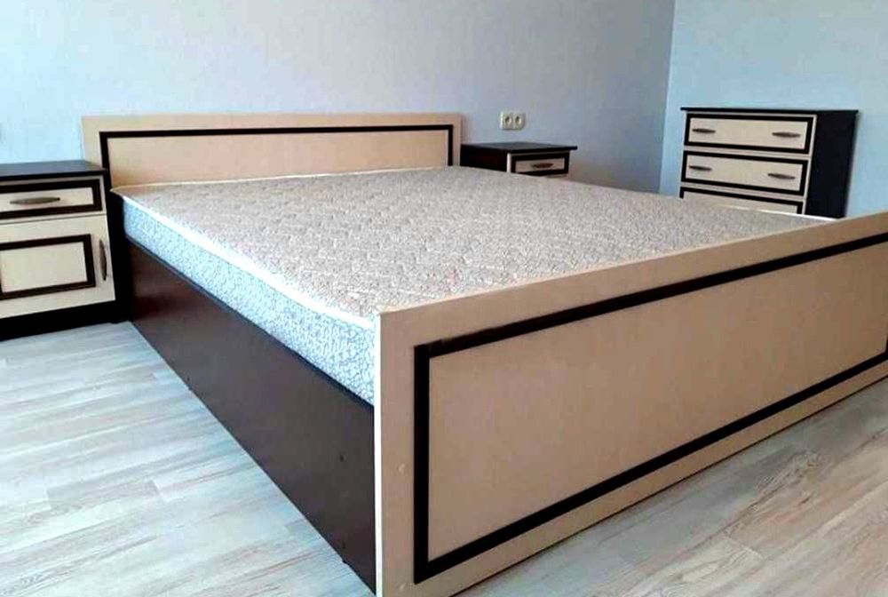 КОМПЛЕКТ кровать двуспальная Ким 160 с матрасом  в наличии в Днепре!