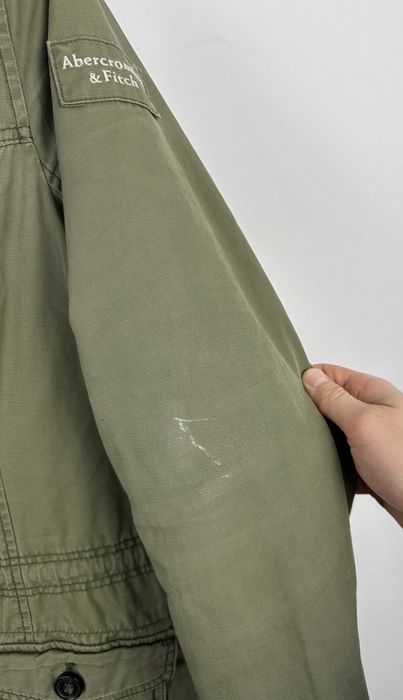 Kurtka damska ABERCROMBIE & FITCH parka z futerkiem y2k r. L
