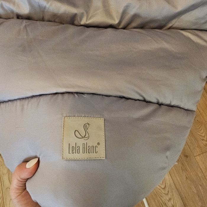 ŚPIWOREK DO WÓZKA zimowy Lela Blanc z regulacją rozmiaru