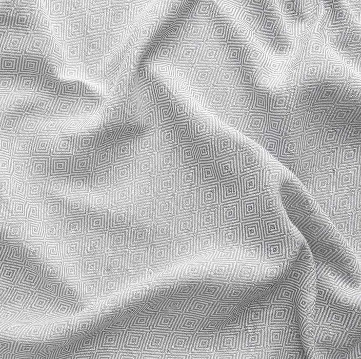 Nowe IKEA FJADERMOTT Zasłony 145x300cm Komplet ZASŁON 2 SZT SZARE Wzór