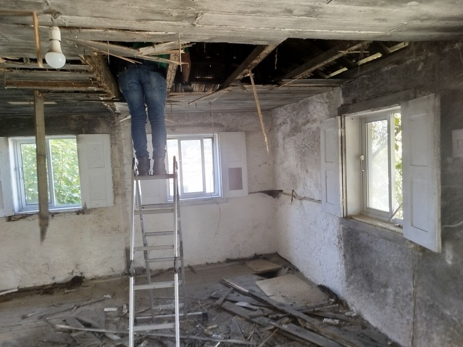 Renovação de fachadas antigas em pedra