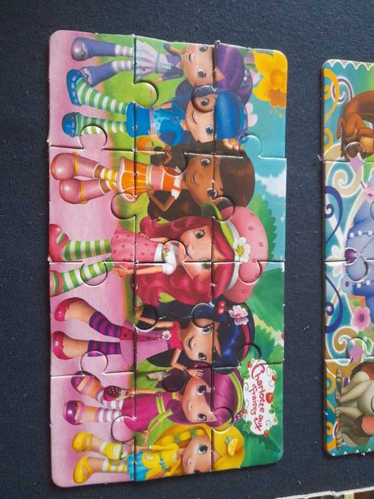 Puzzle 3 w 1 Zosia, truskawkowe ciastko i Planes - 3 x 12 elementów