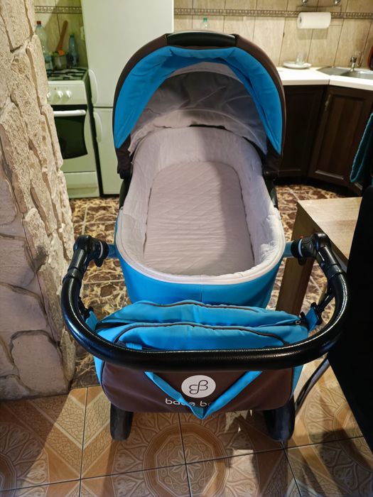 Wozek niemowlęcy 2w1 z dodatkami