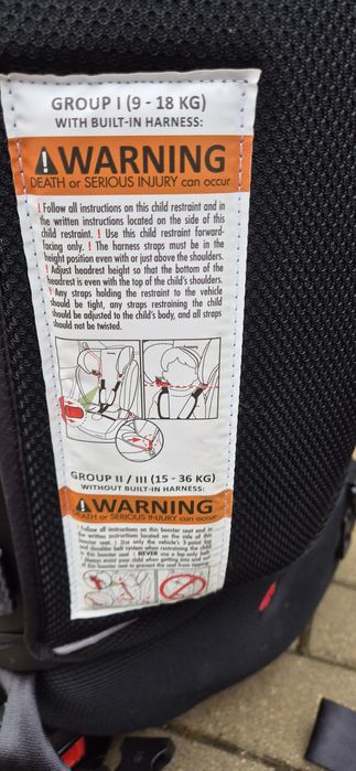 Fotelik samochodowy rehabilitacyjny