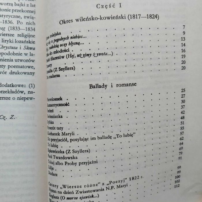 Adam Mickiewicz Wiersze