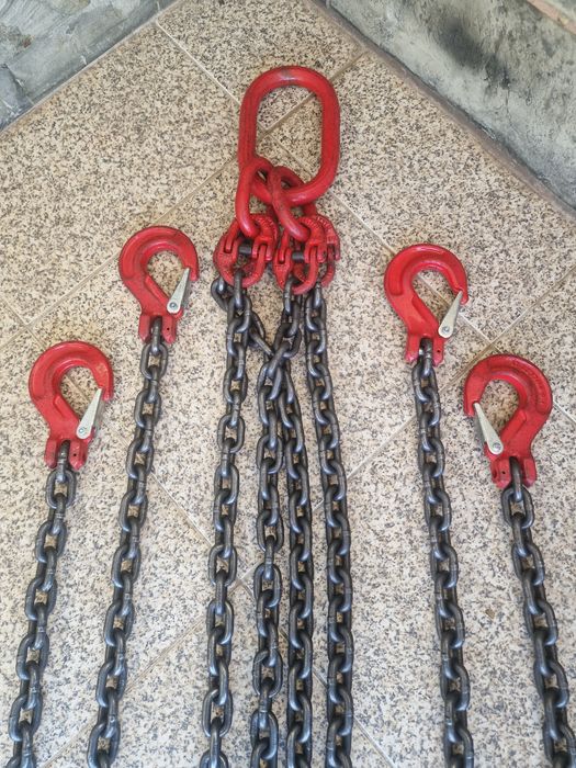 Eslinga de corrente 4 ganchos