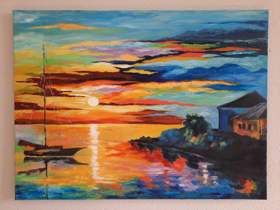 Картина. Морський пейзаж. Акрил. Ручна робота