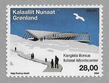 VENDA - FILATELIA - Emissão SEPAC "Centro Cultural do Fiorde de Gelo de Ilulissat"