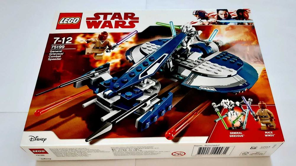 Lego Star Wars 75199 General Grievous’ Combat Speeder selado