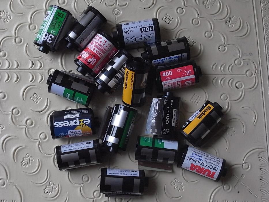 40 capsulas de rolos fotografia diversas