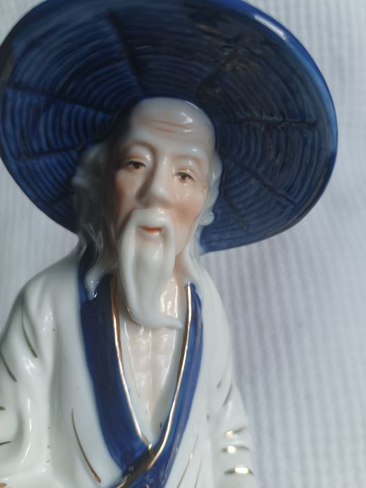 Estatua (23cm) em porcelana japonesa de Eiho