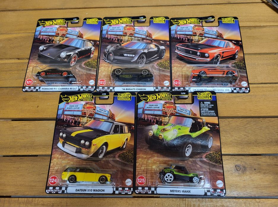 Hot wheels premium boulevard 121-125