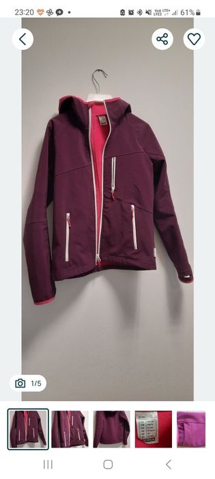 Kamizelka trekkingowa + kurtka softshell