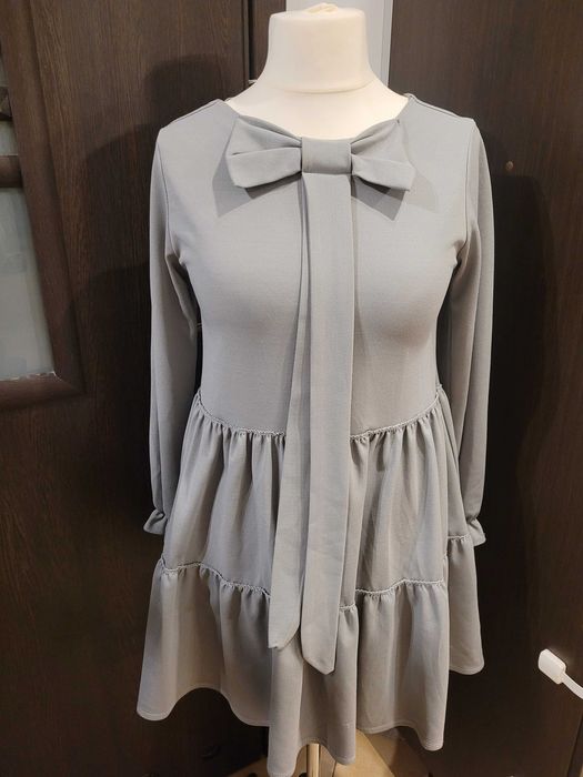 Damska szara sukienka