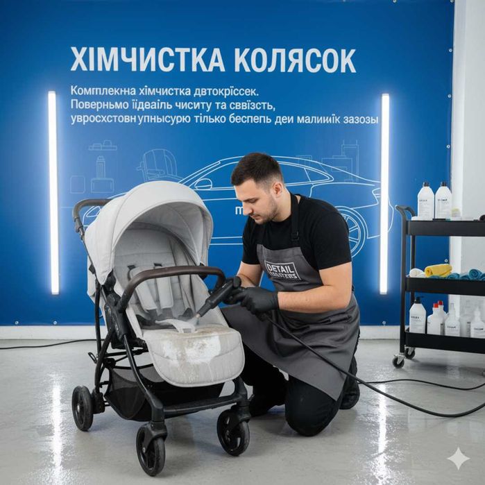 Хімчистка дитячих автокрісел колясок