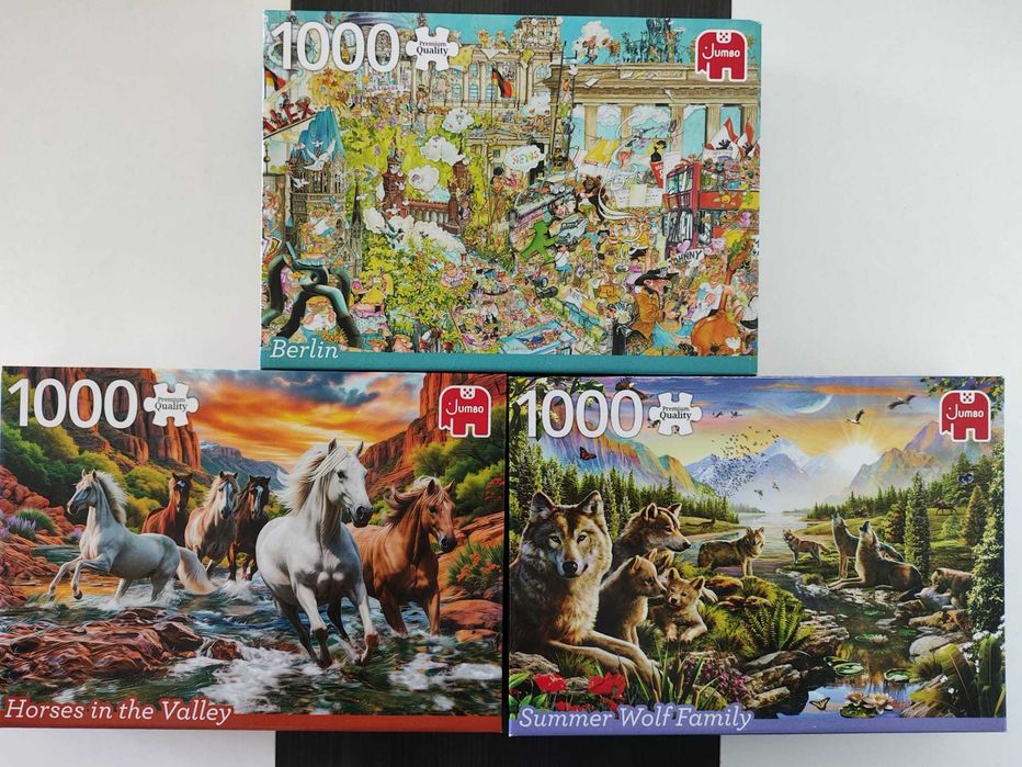 Conjunto Puzzles Jumbo - 1000 peças cada