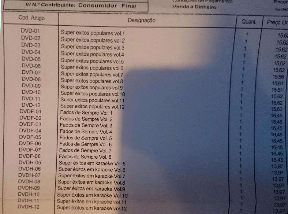 Karaoke, Pack 45 dvds da Midiarte