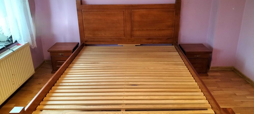 Sypialnia drewniana jesion.