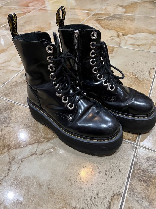 Мартинсы Dr. Martens Jadon Max - Black Buttero