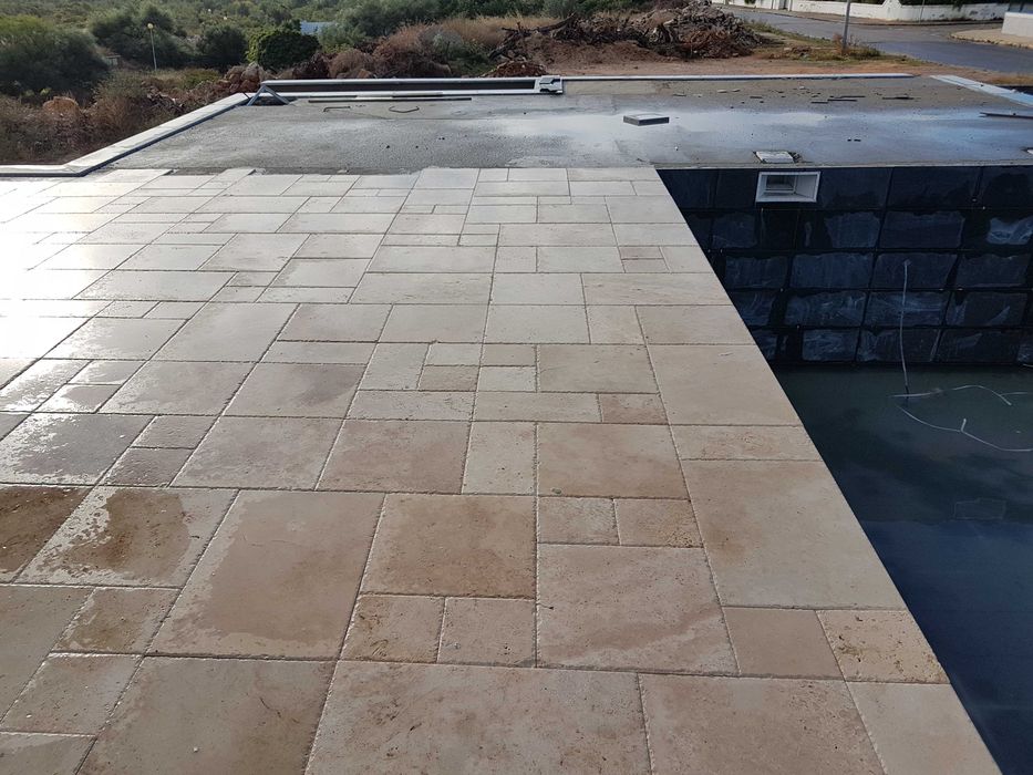 Resvestimento Pedra Creme - Travertino