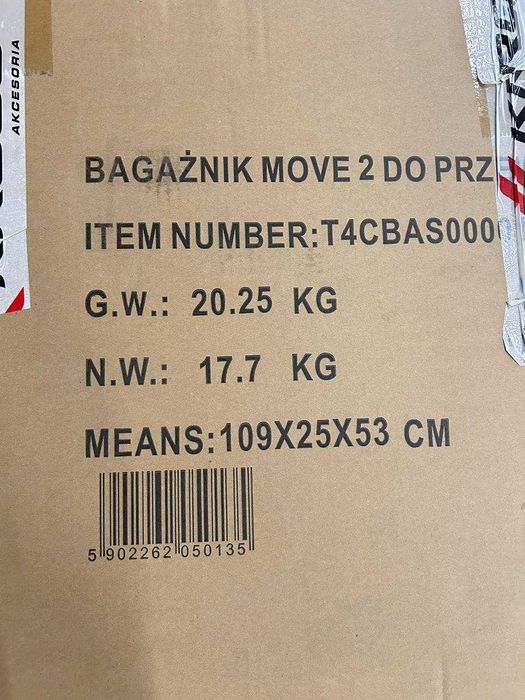 Bagażnik na 2 rowery KROSS MOVE 2.0 NOWY NIE UŻYWANY