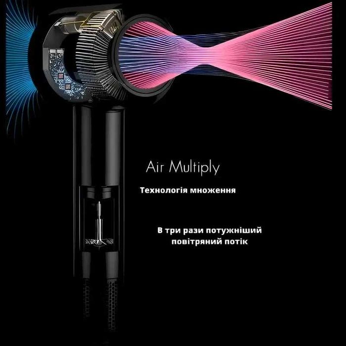 Фен Super Hair Dryer Dyson, 5 насадок