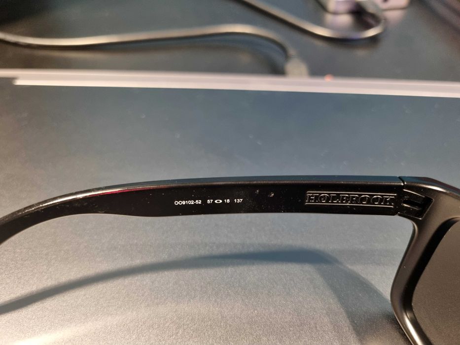 Okulary Oakley Holbrook Matte Black / Ice Iridium Polarized