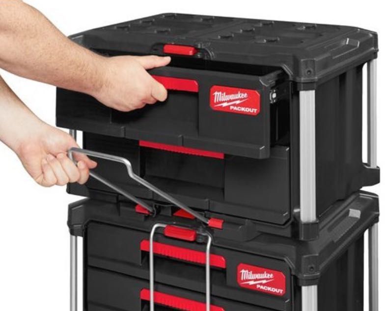 Ящик PACKOUT MILWAUKEE з 2/3/4-ма висувними відсіками