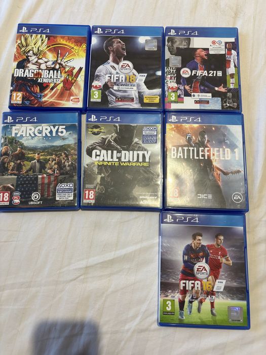 Gry ps4 farcry fifa call of duty battelfield
