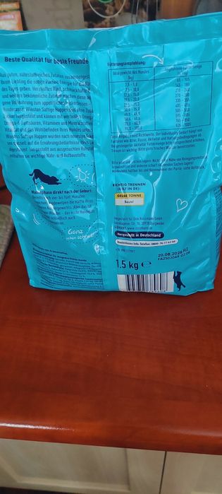 Pokarm dla psa 1,5 kg