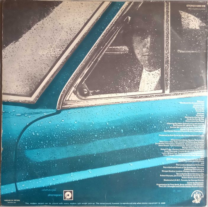Peter Gabriel - - - - - Peter Gabriel I - - - - - LP64297940746371121