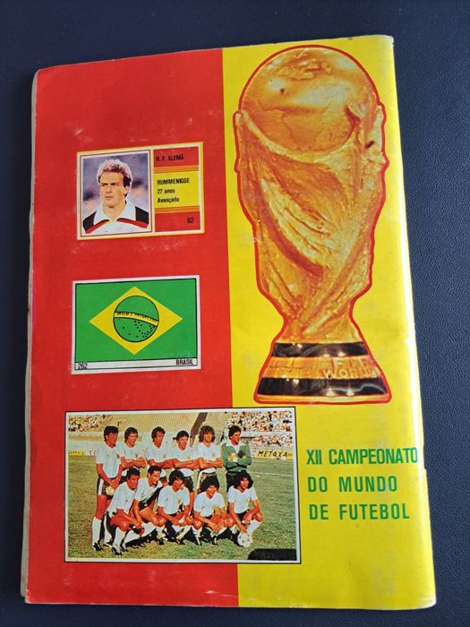 Caderneta Futebol Xll campeonato do Mundo (Espanha 82 )