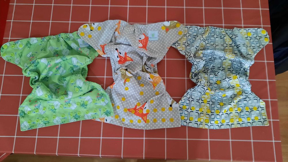 Fraldas reutilizáveis - várias marcas desde 3€ cada