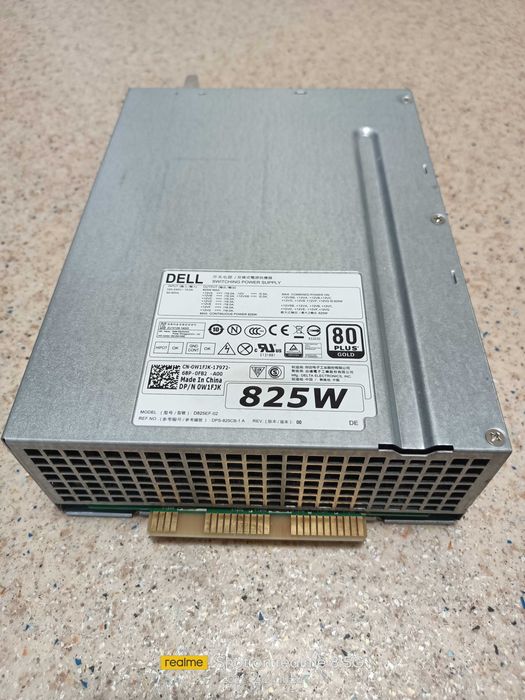 Блок питания Dell W1FJK 0W1FJK 825W для Precision T5810, T7810,