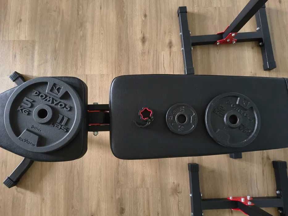 Siłownia domowa Ławka do ćwiczeń ze sztangą zestaw do ćwiczeń Talerze