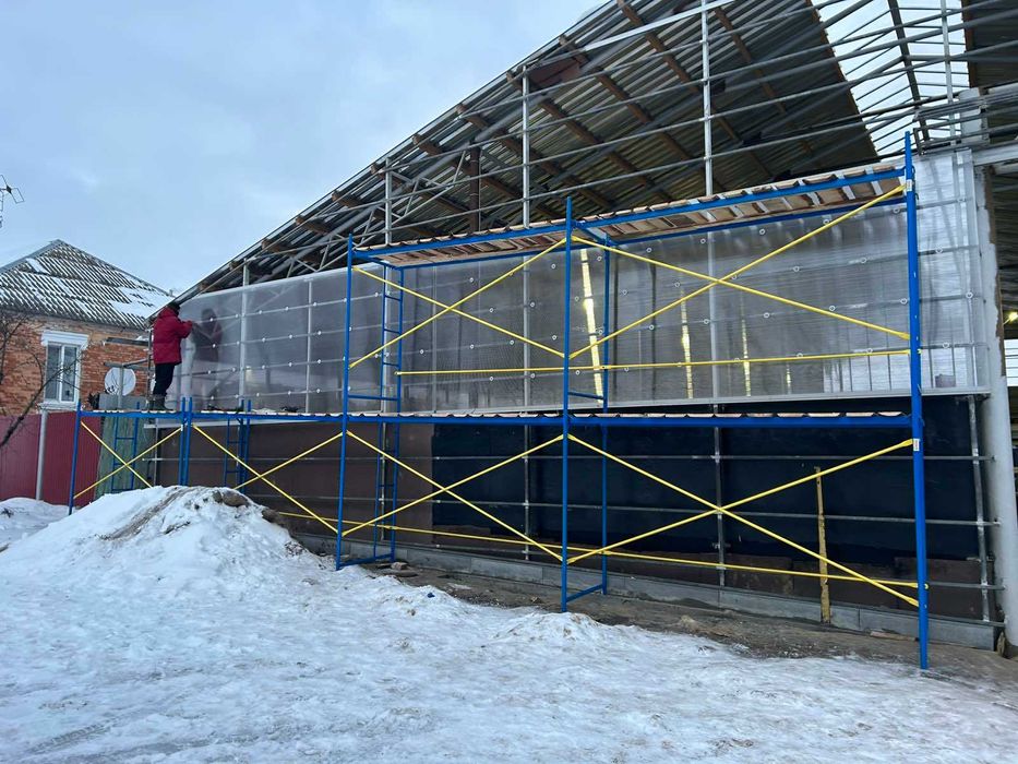 Леса строительные рамные, риштування, риштовка, вышка тура на колесах