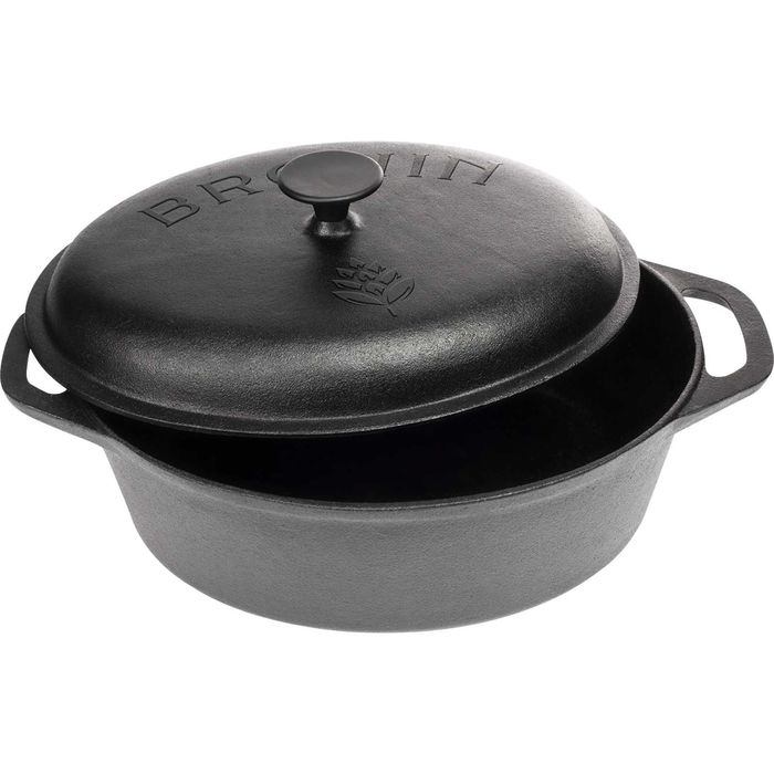 Panela de ferro fundido para assar, 5.5 L (NOVA)