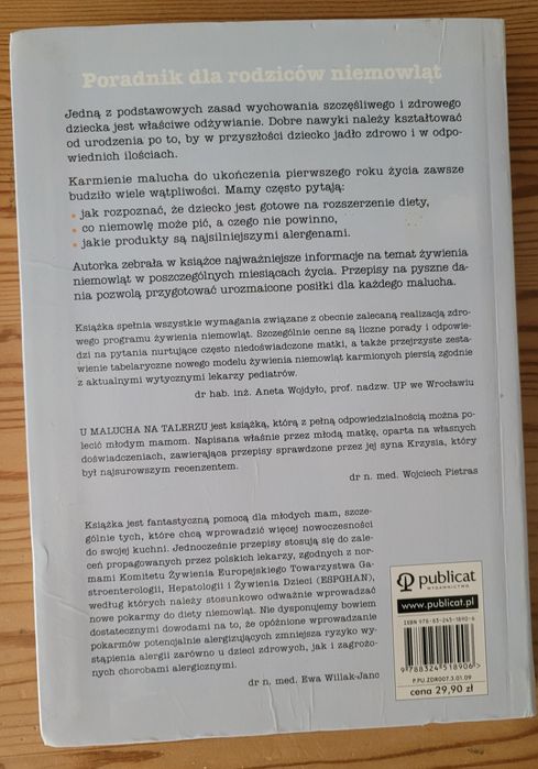 Książka U malucha na talerzu