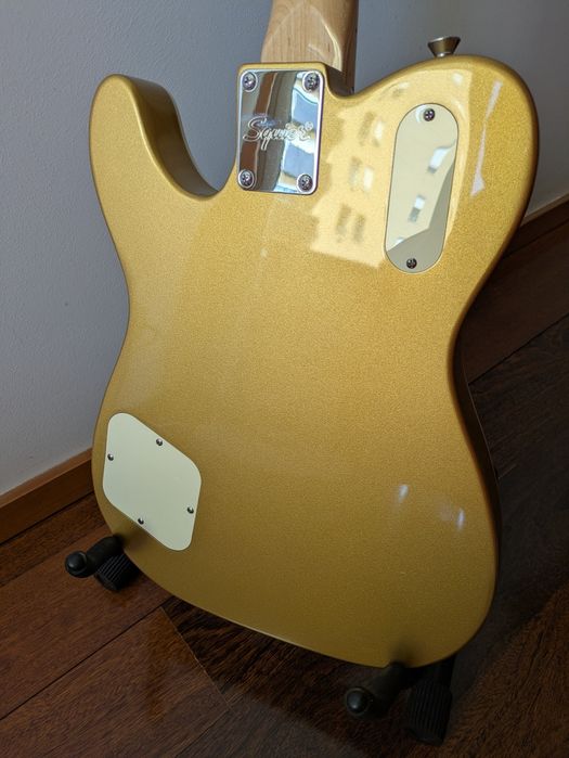 Squier Paranormal Troublemaker Telecaster Deluxe em Aztec Gold
