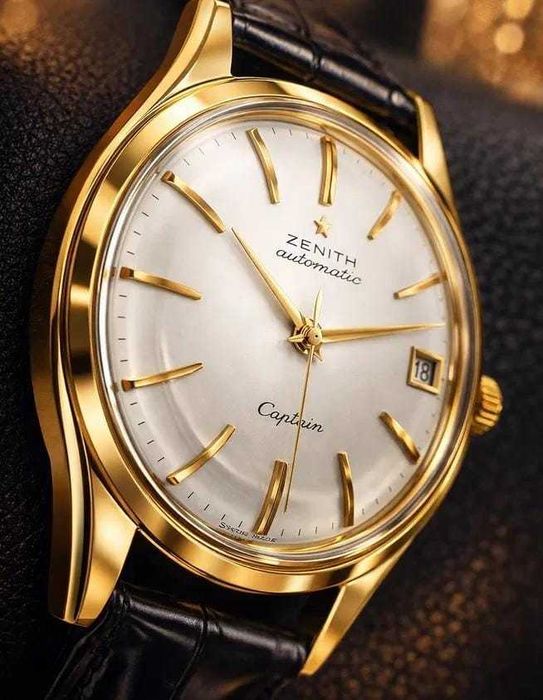 Złoty Zegarek Zenith Captain 18k750  21.4 grama zlota