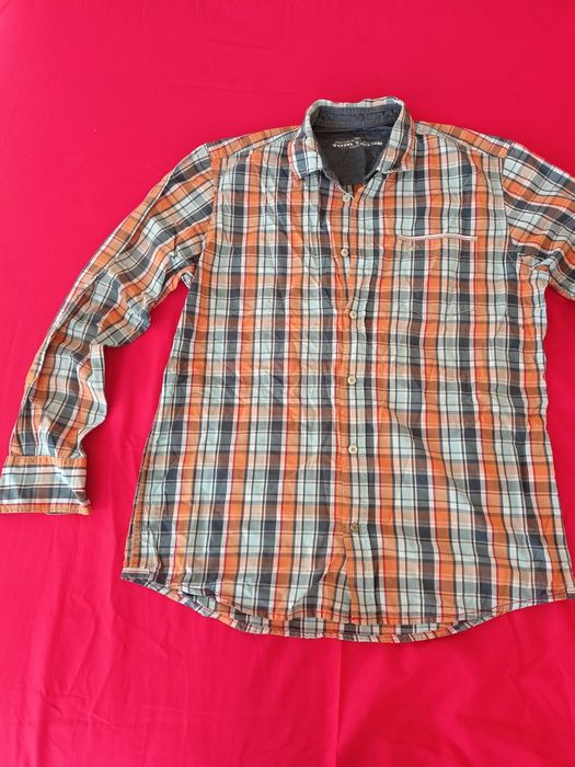 Tom Tailor чоловіча рубашка в клітинку