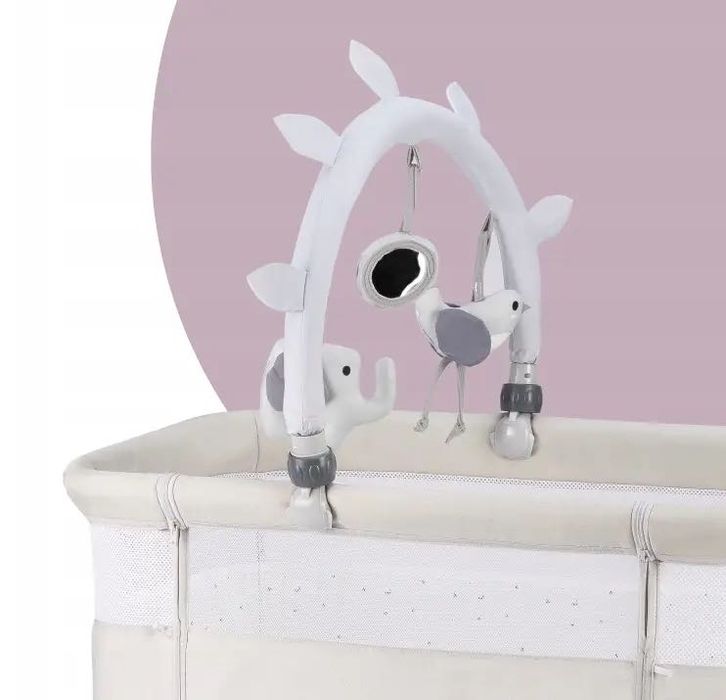 Продам приставне ліжко MoMi Revo Light grey.