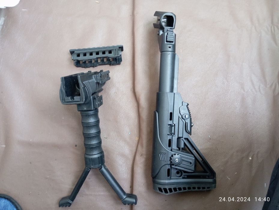 Продам приклад, сошки, рукоятки