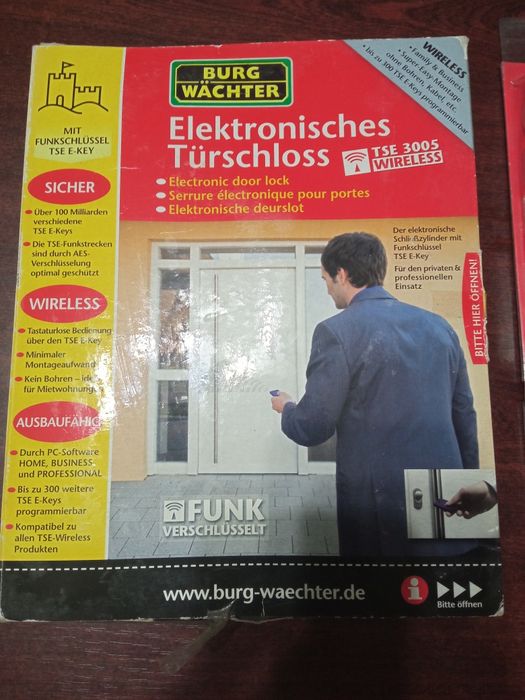 Кодовый  на пульте замок на окно , дверь burg wachter