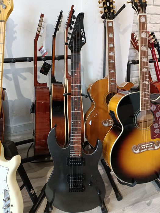 Gitara Elektryczna Arrow Antimyth AM 22 Graphite-Nowa/Okazja/Wyprzedaż