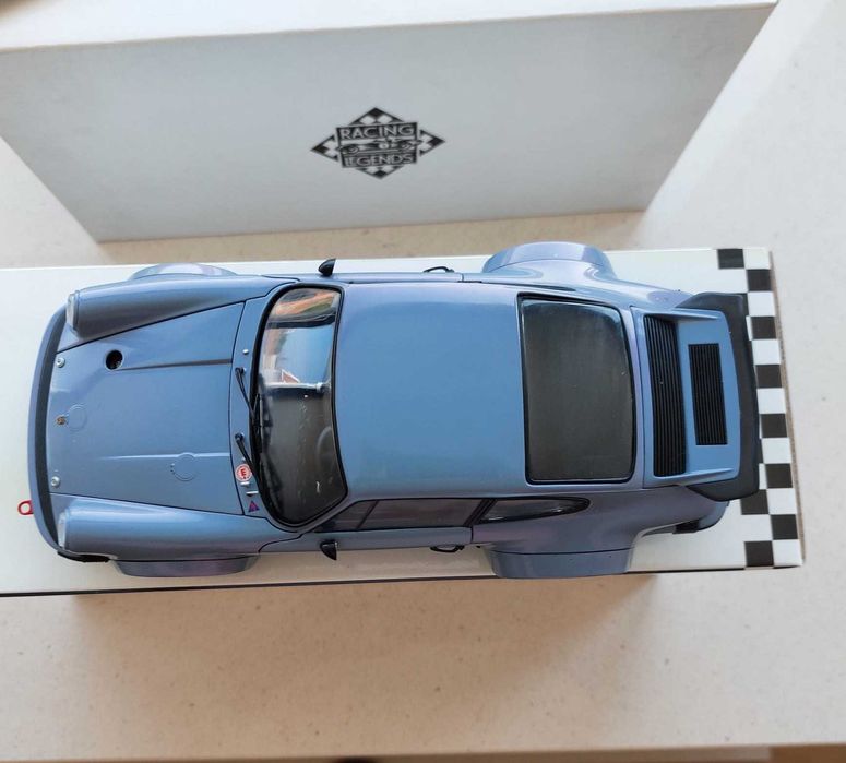 Miniatura Porsche 934 RSR Laguna Seca Sky 1976 EXOTO 1:18