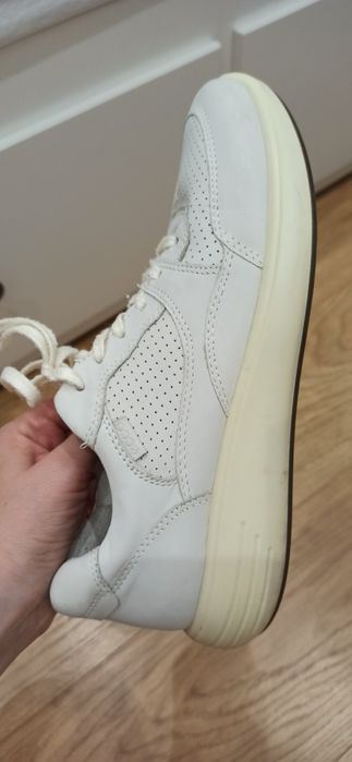 Buty sportowe ecco , skórzane sneakersy damskie