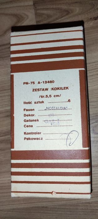 Małe nowe Kokilki Pruszków 6 szt. oryginalne opakowanie