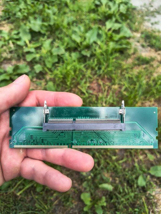 Переходник для памяти DDR3 SoDIMM-DIMM (Память с ноутбука в ПК)