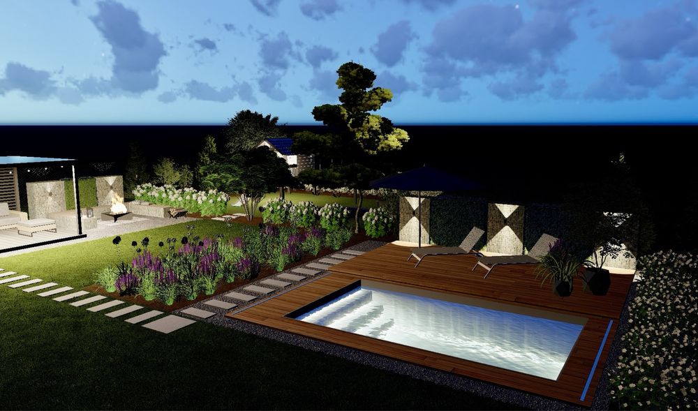 Projekt ogrodu zdalnie, wizualizacje, projektowanie rabaty